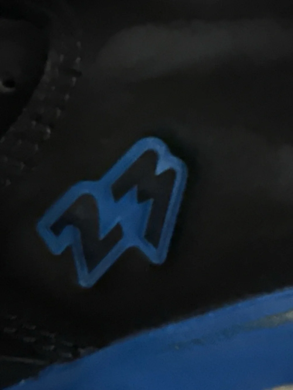 Jordan Men's Black & Blue High-Top Basketball Sneakers